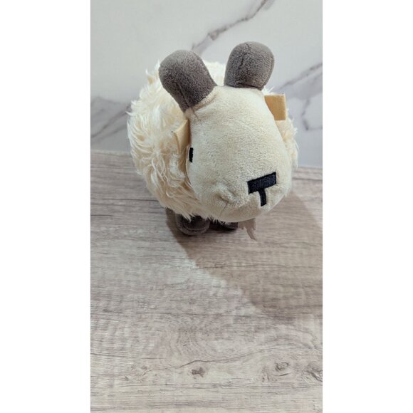 Mattel Minecraft Goat Plush Toy 9" Beige & Brown Stuffed Animal - Picture 10 of 11